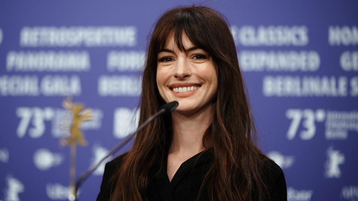 Anne Hathaway, en la Berlinale.