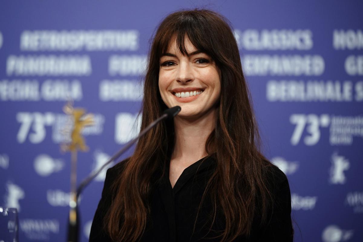 Anne Hathaway, en la Berlinale.