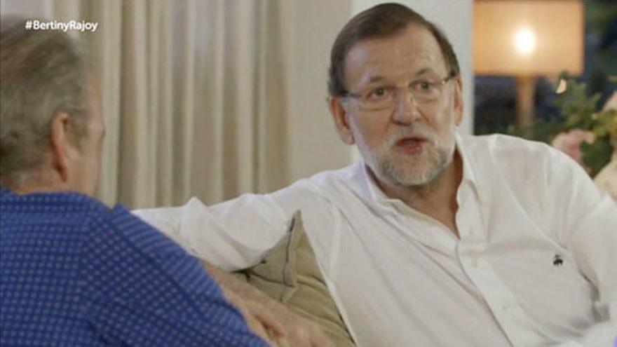 Captura de la entrevista a Mariano Rajoy.