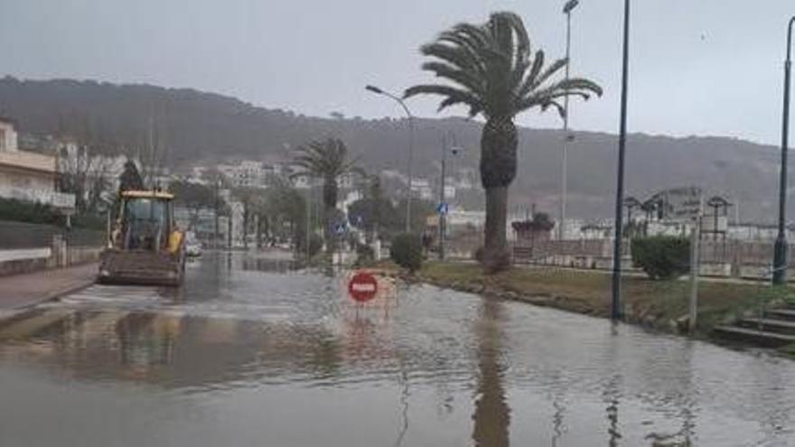 Acceso al Paseo Marítimo de l'Estartit, este viernes 21 de marzo