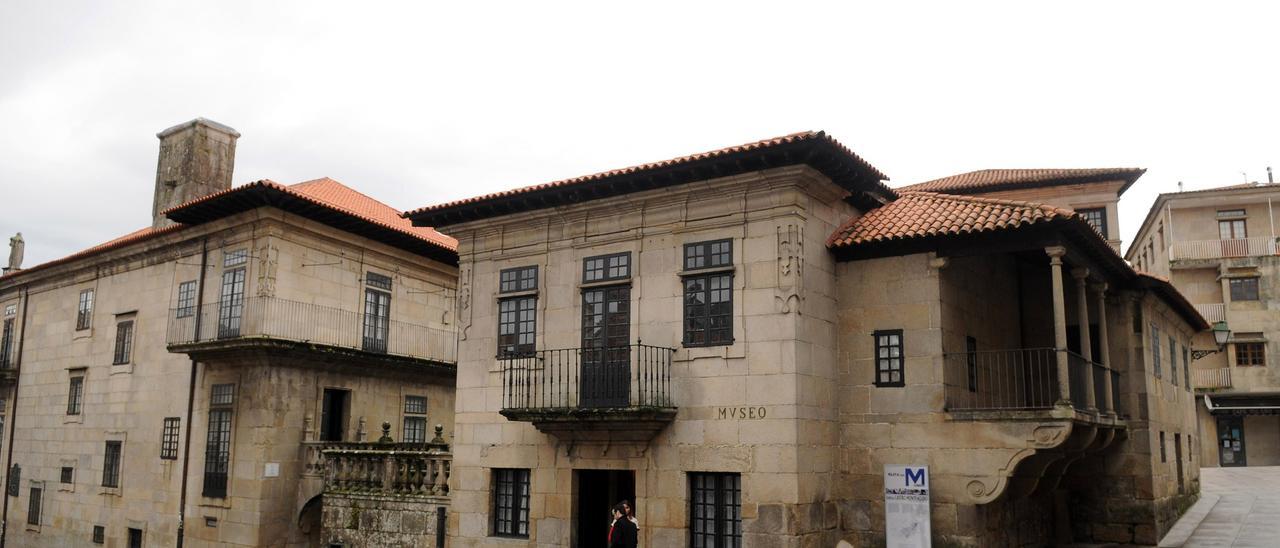 Edificios centrales del Museo en la plaza de A Leña, que serán rehabilitados/ Gustavo Santos