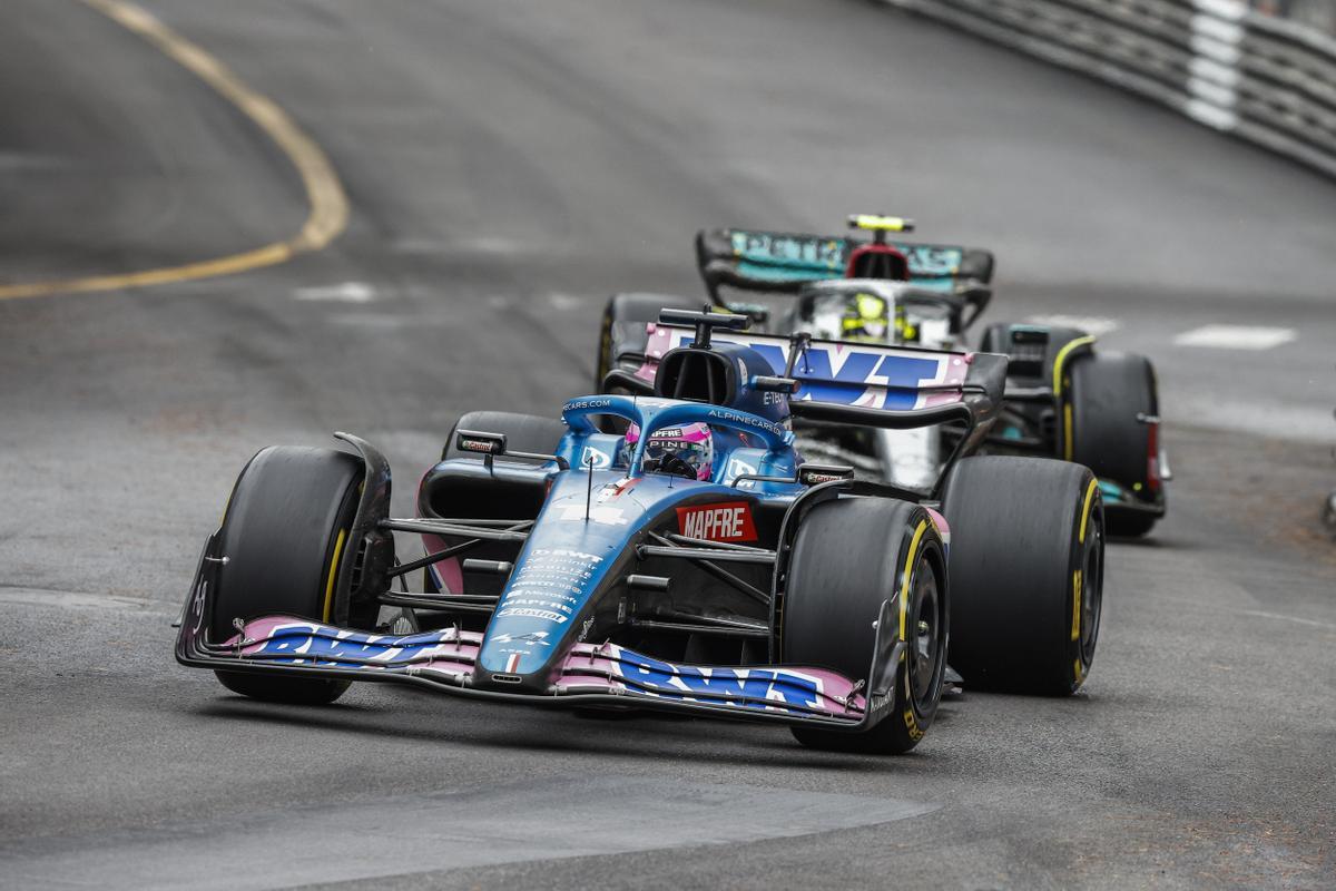 Fernando Alonso desquició a Lewis Hamilton en Mónaco.