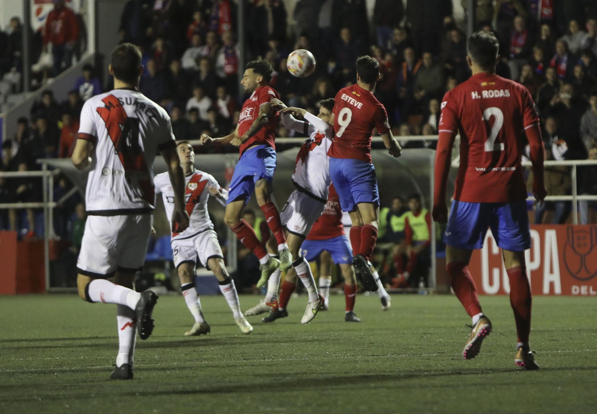 Las mejores fotos del Atlético Saguntino - Rayo Vallecano de Copa del Rey