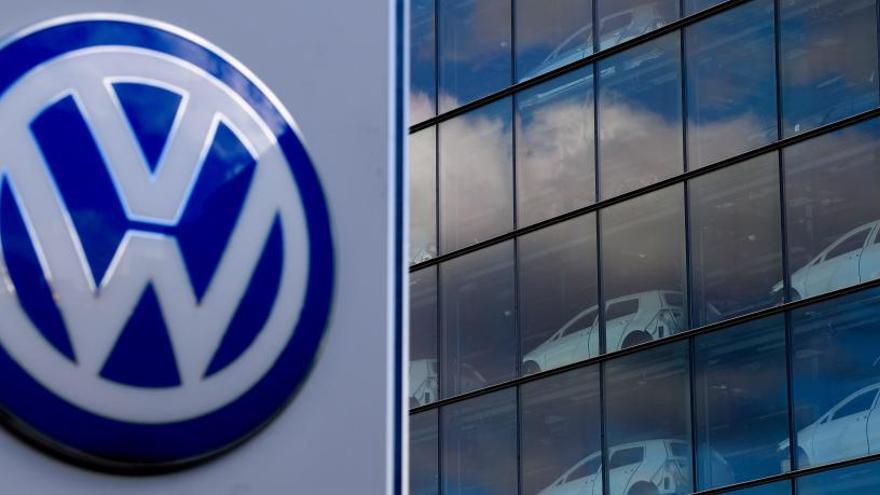 vehículos de Volkswagen en Dresde (Alemania).