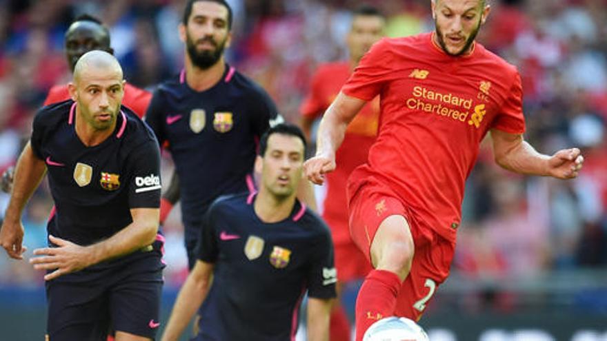 Lallana deja sentados a Arda, Busquets y Mascherano.