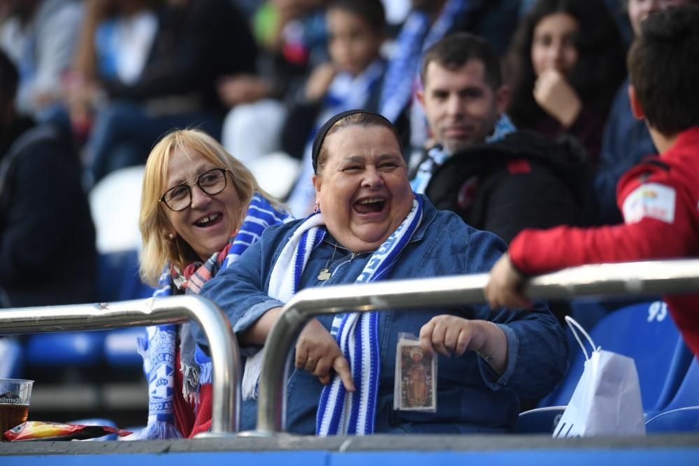 La afición se lo pasó en grande ante el Málaga