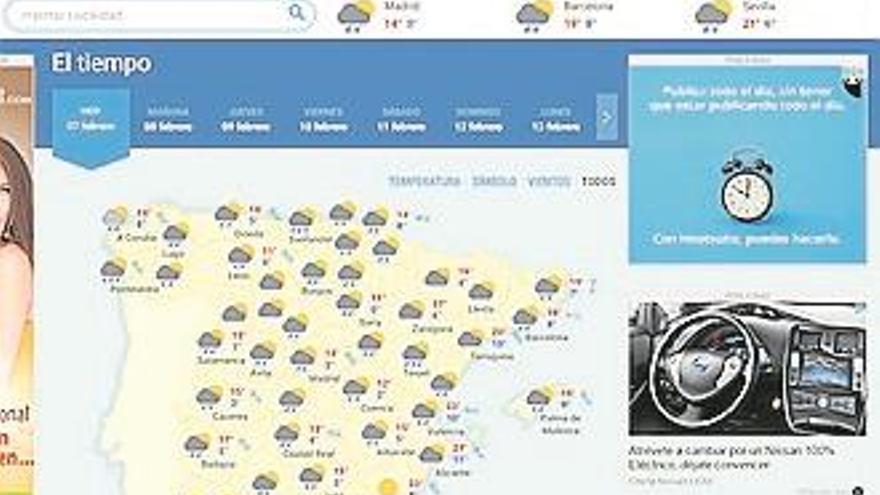 Una página dedicada a la meteorología para expertos y aficionados