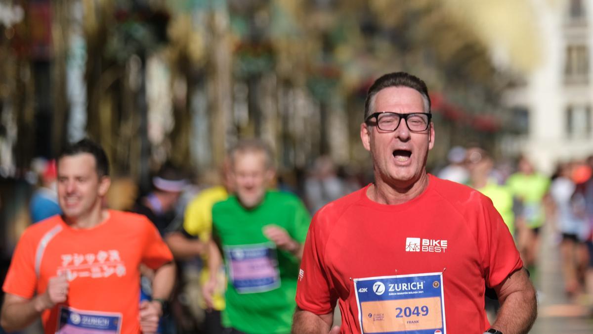 Las imágenes de la Zúrich Maratón de Málaga de 2021