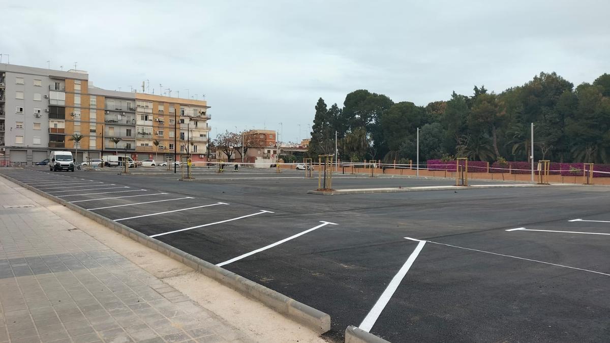 Uno de los nuevos aparcamientos.