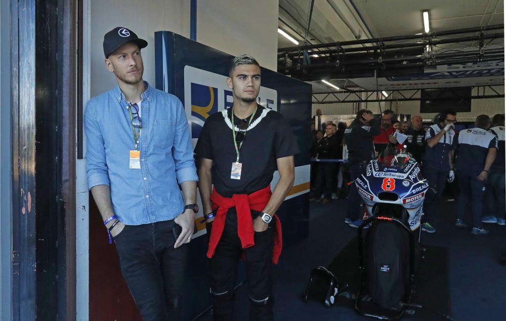 Neto y Pereira, en el box de Barberá