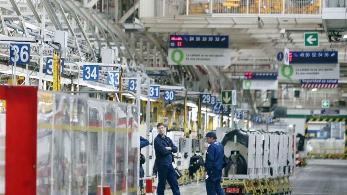 Trabajadores de la planta viguesa de Stellantis.