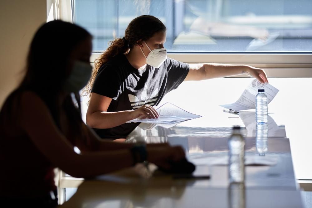 Continúan las pruebas de Selectividad.