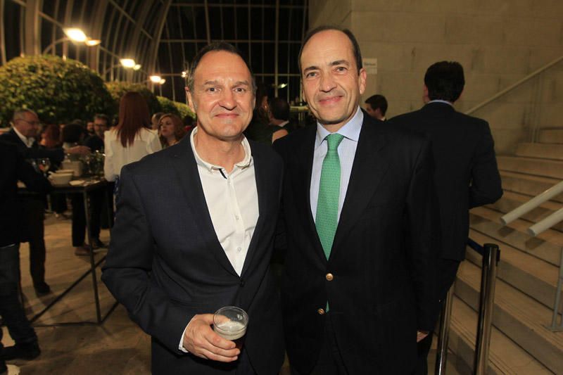 Miguel Ángel Sánchez con Borja Monzó de El Corte Inglés.