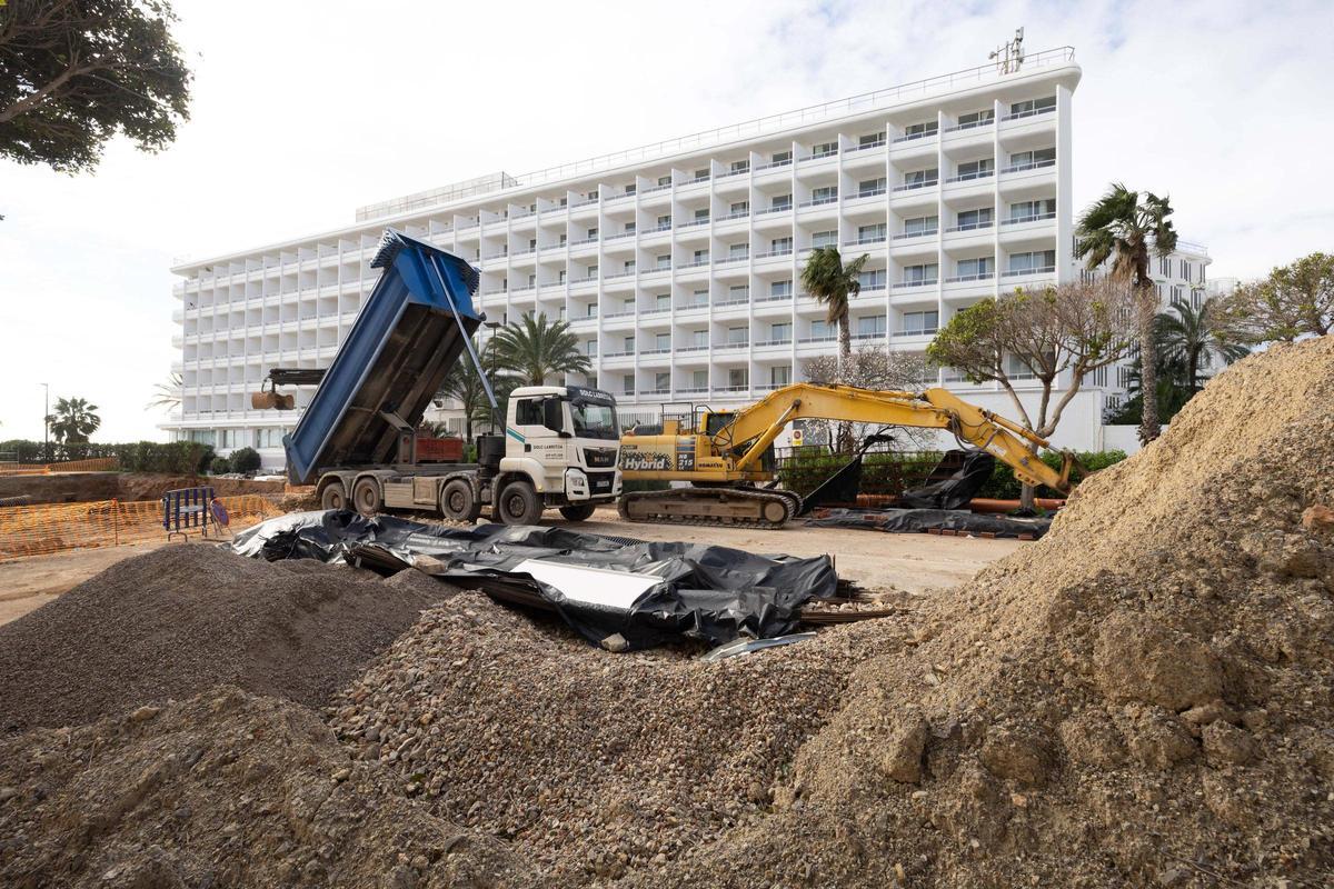 Siguen las obras del tanque de tormentas