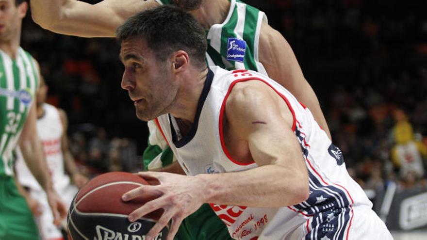 San Emeterio, en el encuentro ante el Betis.