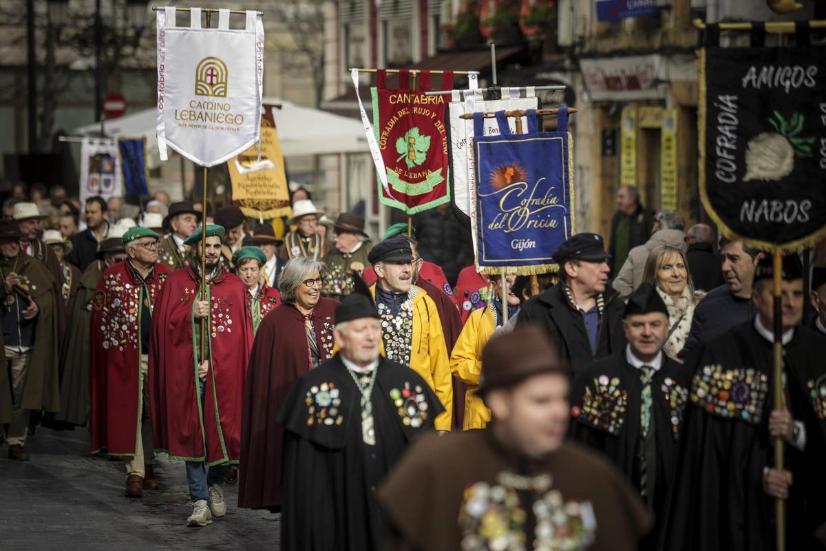 Participantes en el desfile.