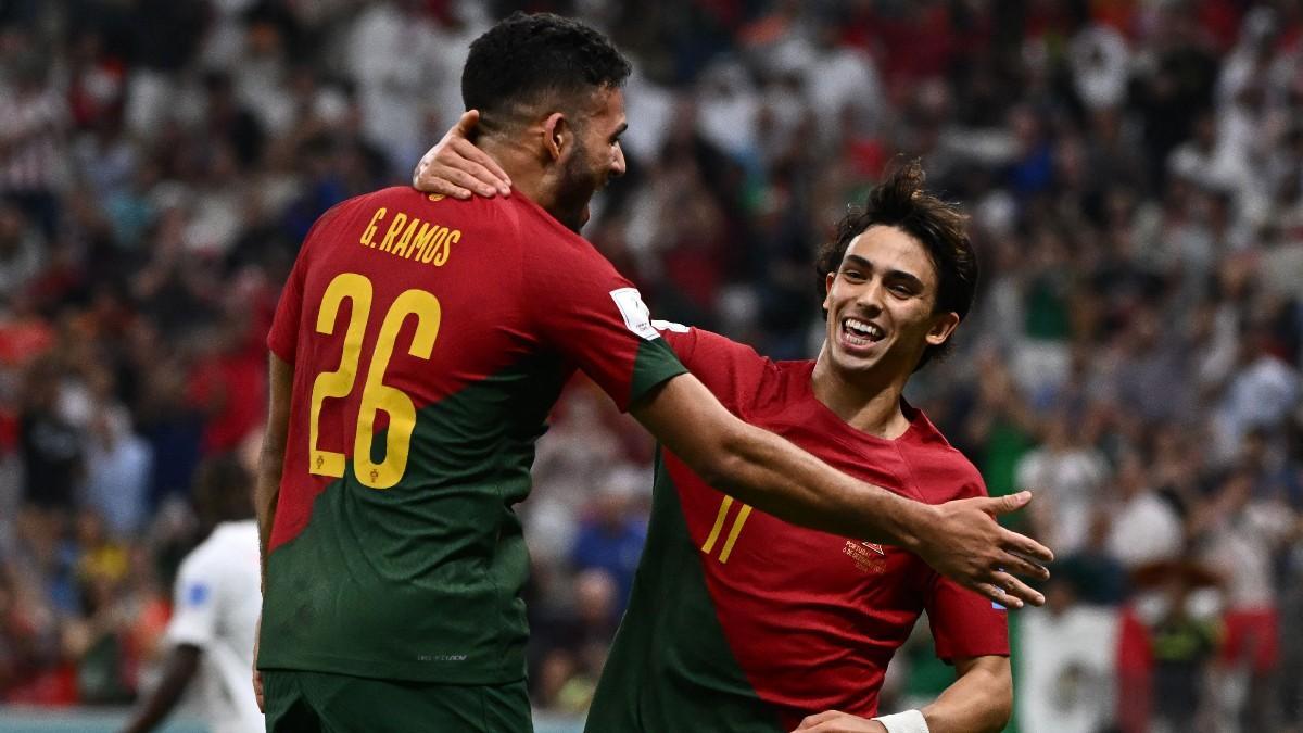 Joao Félix y Gonçalo Ramos, protagonistas en el Suiza-Portugal