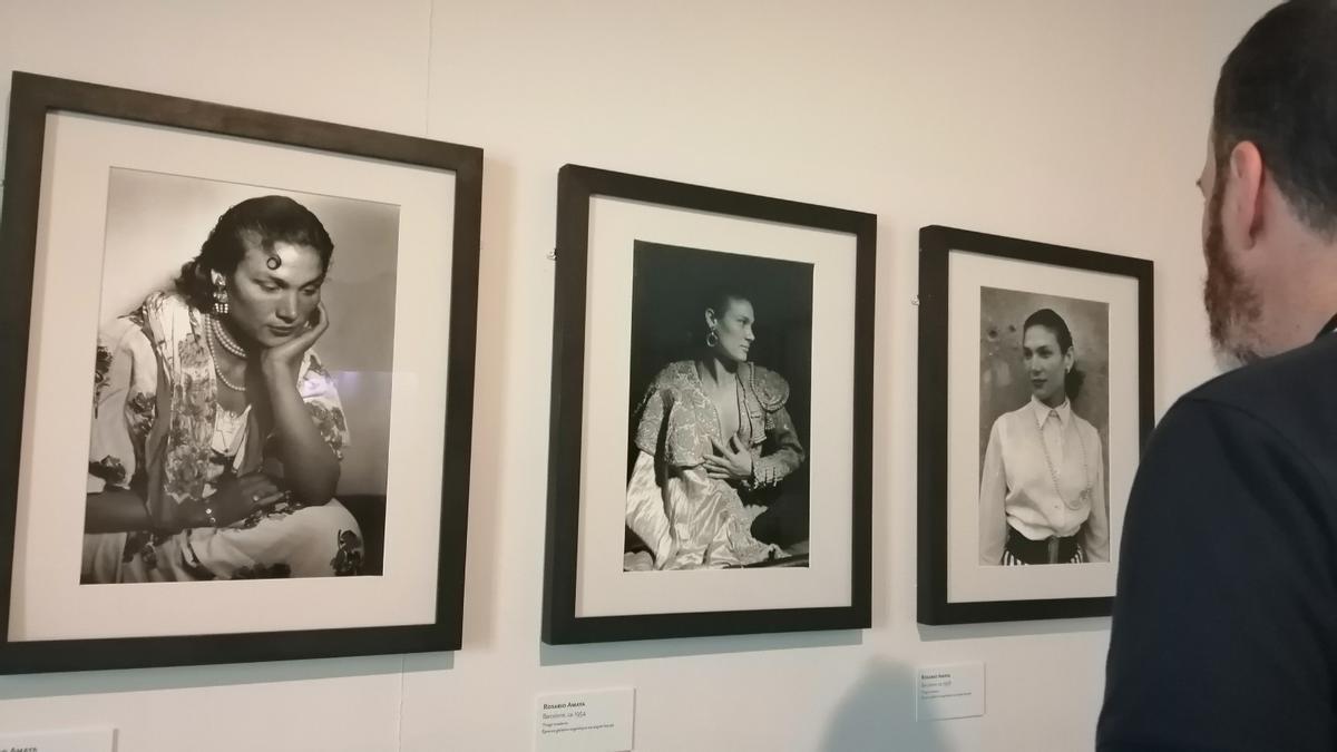 Tres fotos tomadas por Léonard de su mujer, Rosario Amaya.