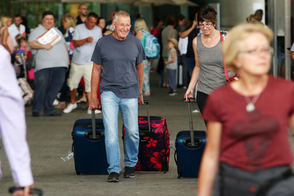 Operación retorno en el aeropuerto de Málaga