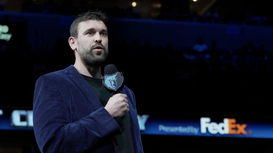 Les millors imatges de la retirada de la samarreta de Marc Gasol a Memphis