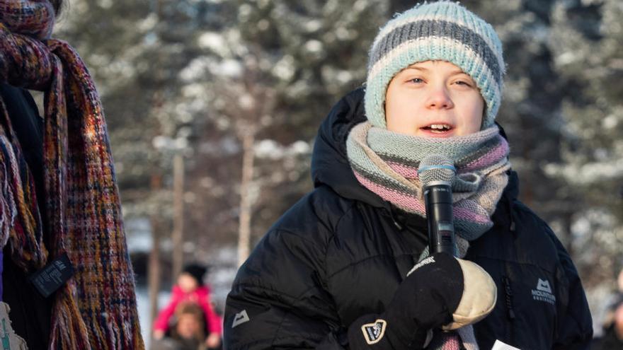 Greta Thunberg.