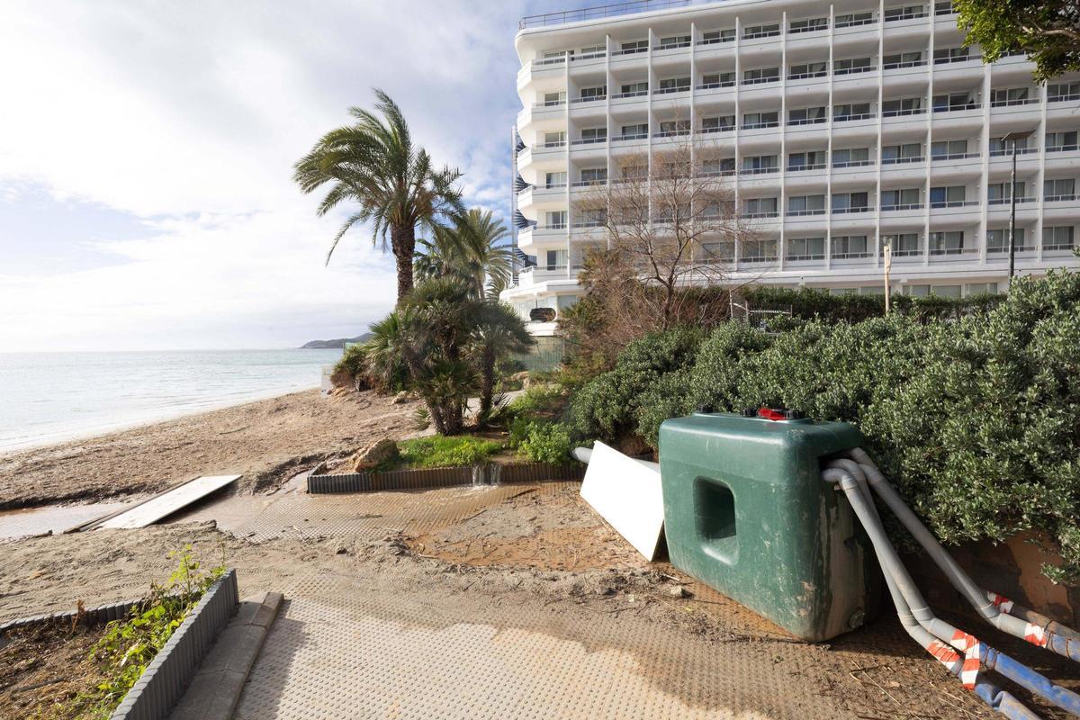 Siguen las obras del tanque de tormentas