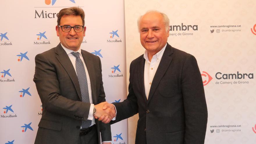 La Cambra de Comerç de Girona i MicroBank signen un conveni de col·laboració per incentivar projectes empresarials innovadors