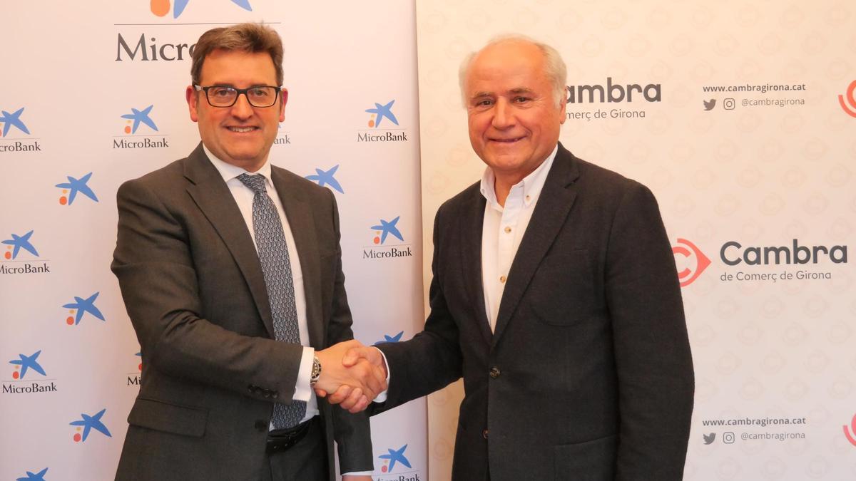 La Cambra de Comerç de Girona i MicroBank signen un conveni de col·laboració