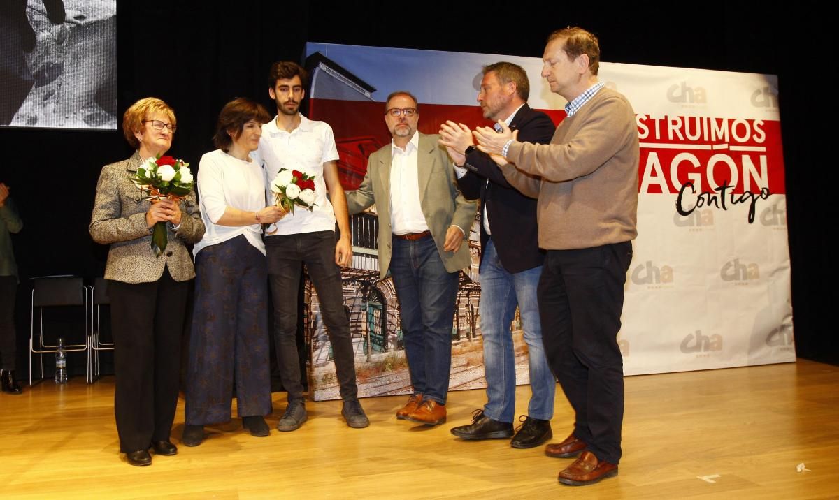 CHA rinde homenaje a Chesús Bernal en su mitin central