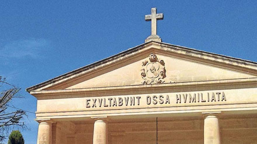 El cementerio de Son Coletes, a unos dos kilómetros de Manacor.