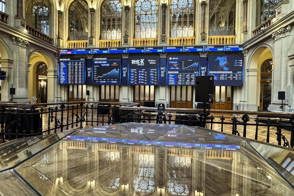 Sede de la Bolsa en Madrid.