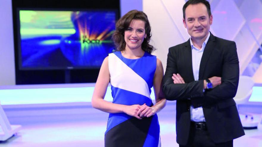 Claudia Demetrio y Roberto González son los presentadores del nuevo espacio televisivo.
