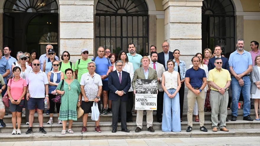 Badajoz no olvida a Miguel Ángel Blanco 28 años después de su asesinato
