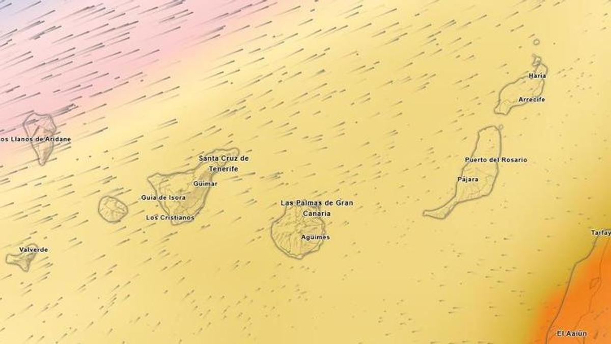 Previsión calima sábado