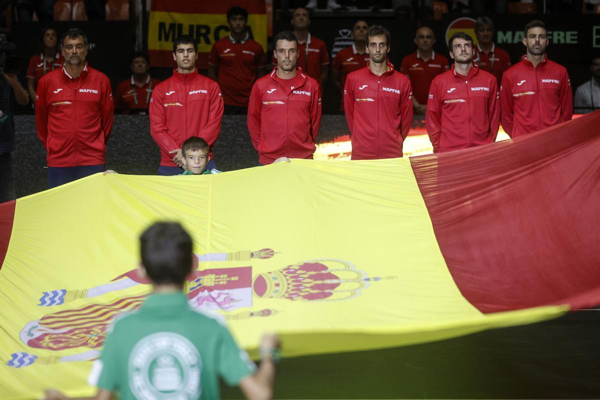 El equipo español de tenis en la Copa Davis