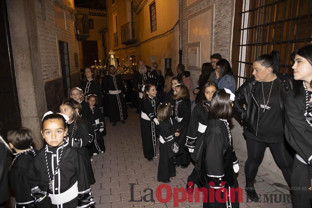 Los niños toman las calles de Caravaca en la procesión de Lunes Santo