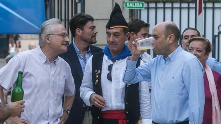 Los asturianos  celebran su fiesta