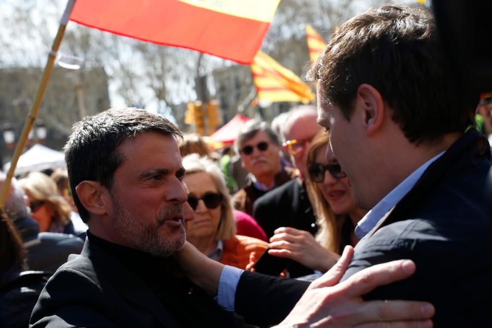 Manifestación de Sociedad Civil Catalana