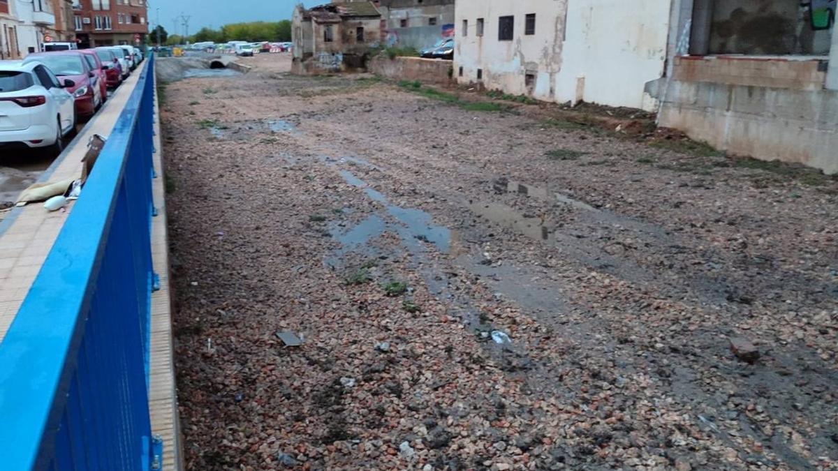 El barranco de Pelayo de Catarroja, punto crítico, controlado