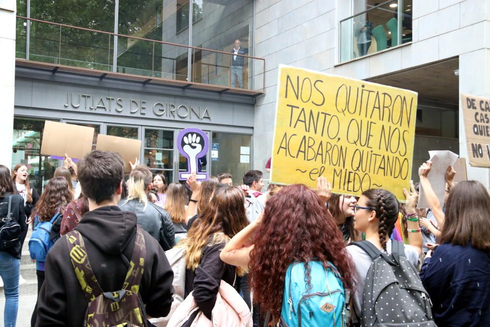 Protesta d'estudiants contra la sentència de «La Manada»