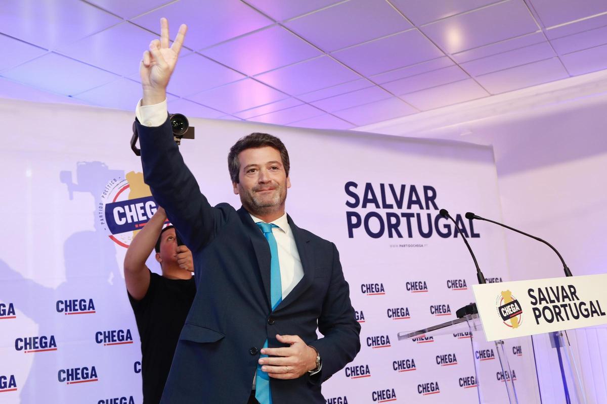 André Ventura, el líder de ultraderecha luso.