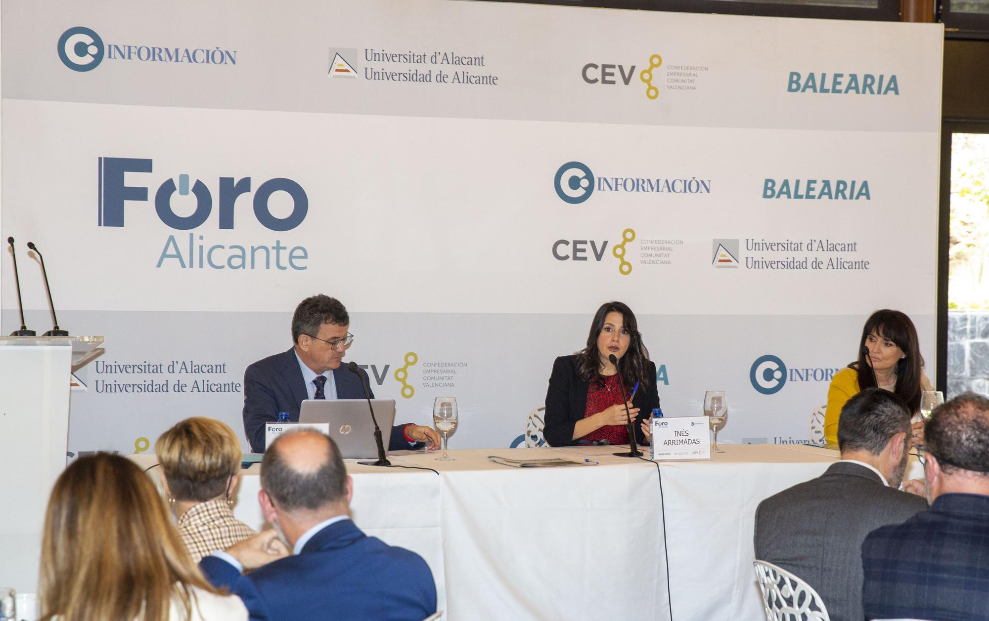 Inés Arrimadas en el Foro Alicante