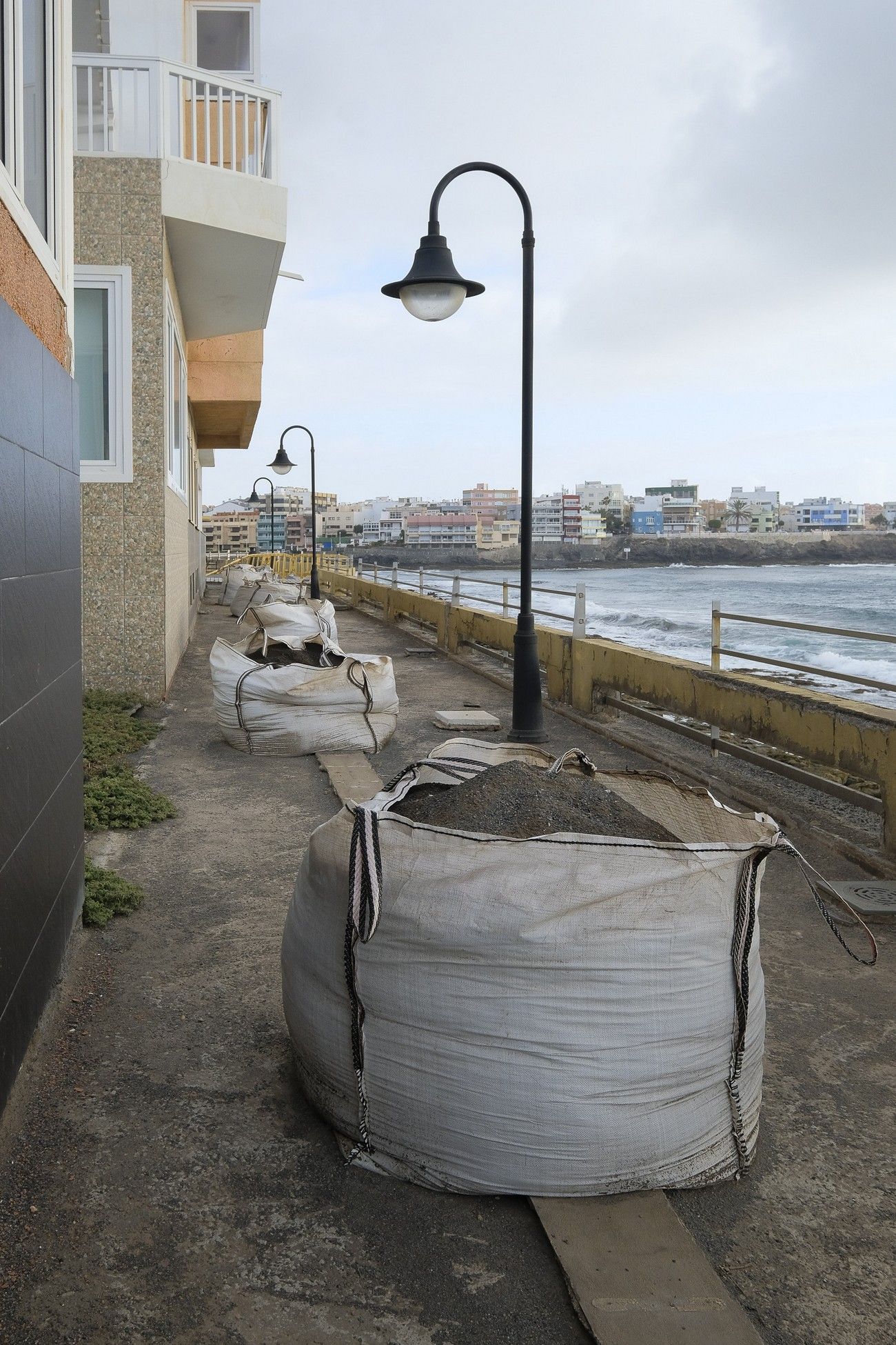 Estado de las obras del Paseo Marítimo de Salinetas, en Telde (Gran Canaria)