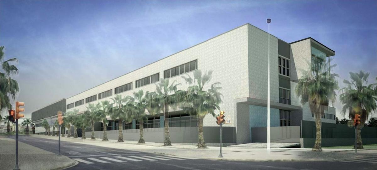 Boceto del proyecto del IES La Patacona, que arrancará las obras en las próximas semanas