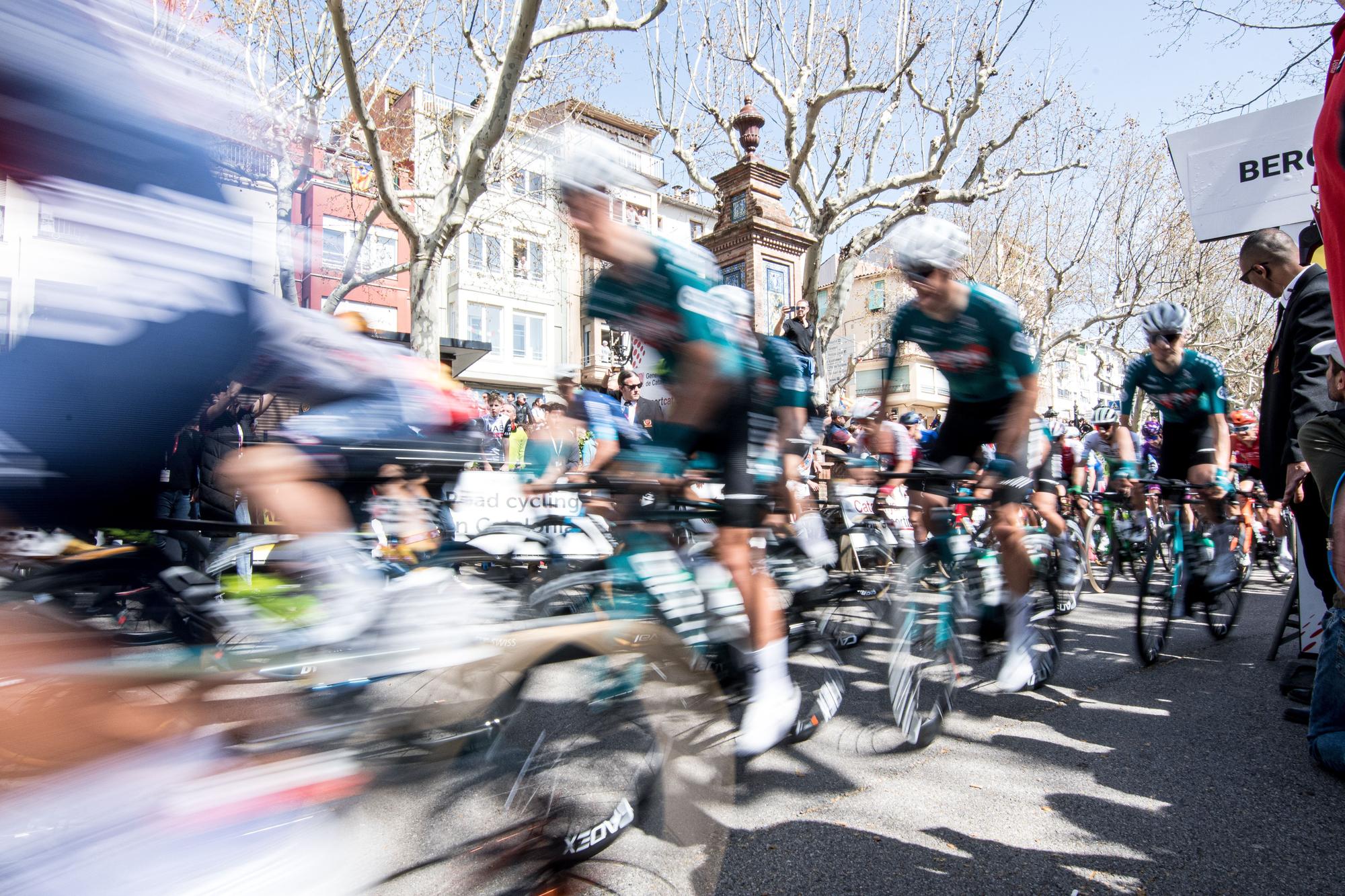 BERGA . PASSEIG DE LA INDUSTRIA . LA VOLTA CATALUNYA . ETAPA 6 BERGA QUERALT