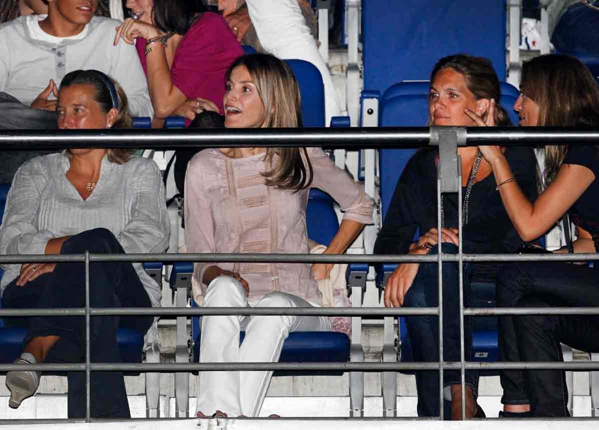 Els prínceps d’Astúries, entre els 15.000 assistents.