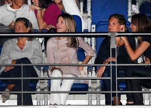 Els prínceps d’Astúries, entre els 15.000 assistents.