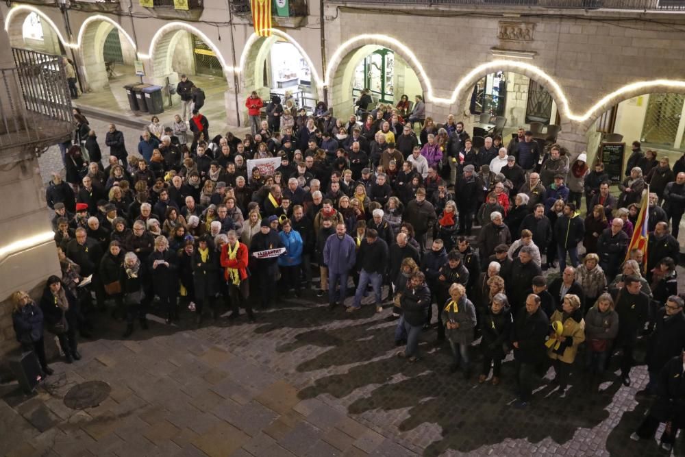 Concentració per reivindicar la República a Girona