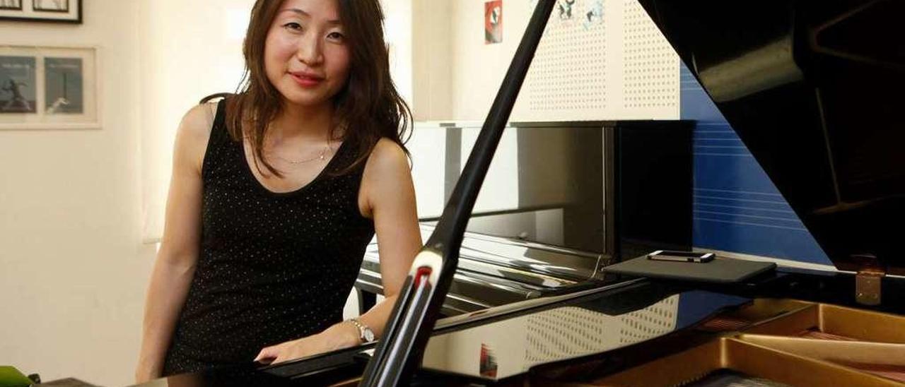 Soyeon Kate Lee, pianista americano-coreana, que hoy actúa en Gijón.