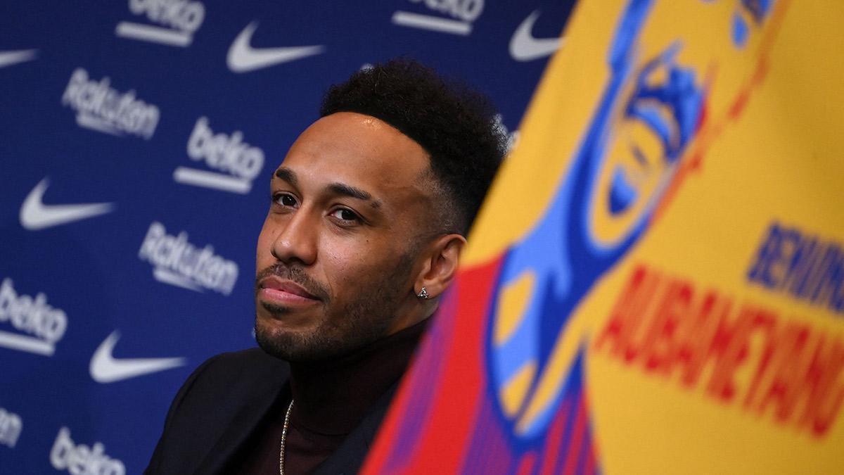 Aubameyang acepta el reto que supone jugar en el Barça